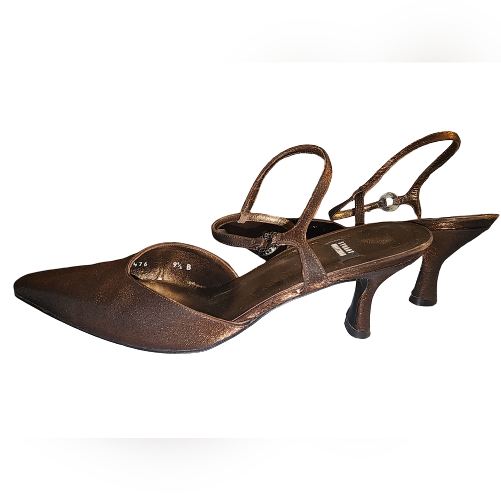 Stuart Weitzman Sling Back Kitten Heels